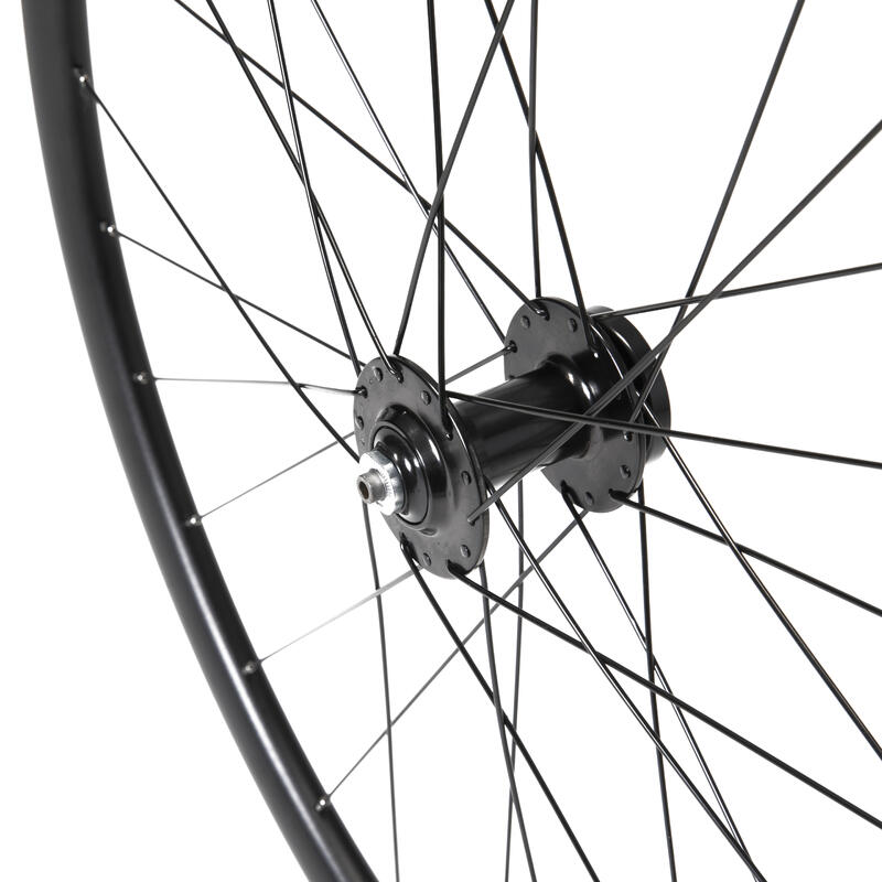 Roată bicicletă șosea disc față cu za rapidă
