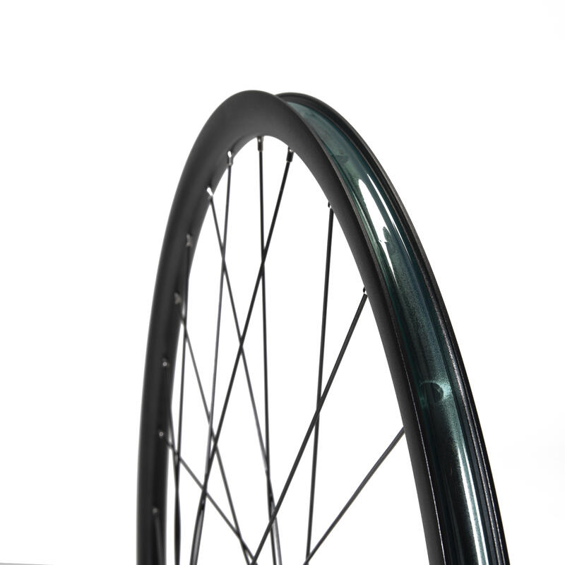 Roată bicicletă șosea disc față cu za rapidă