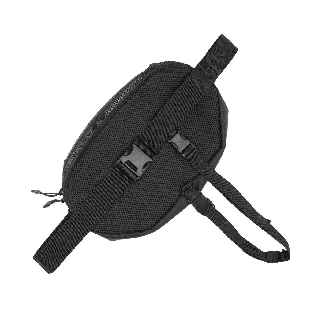 Sac banane messenger - marche urbaine - activ mblty noir