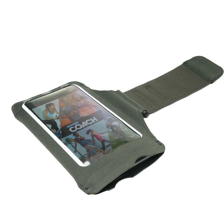 Men Women KIPRUN smartphone big phone running armband - khaki