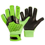 Kids Football Goalkeeper Gloves F100 - Green/Black