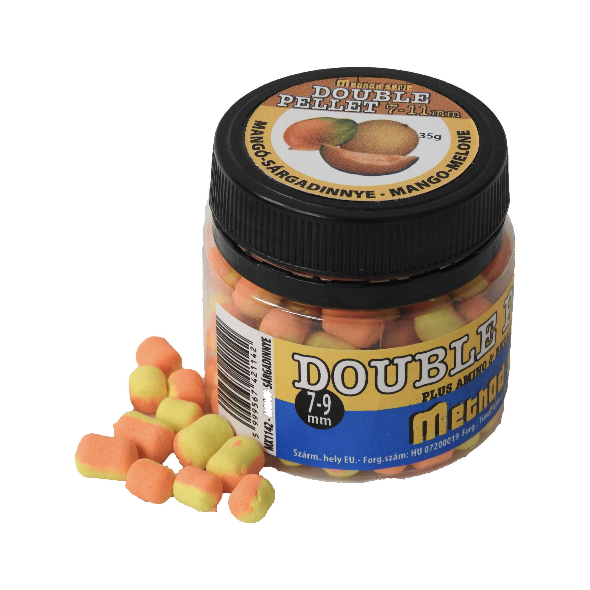 Double pellet, mangó-sárgadinnye, 7-9mm Timar Mix akciós termékkép 1