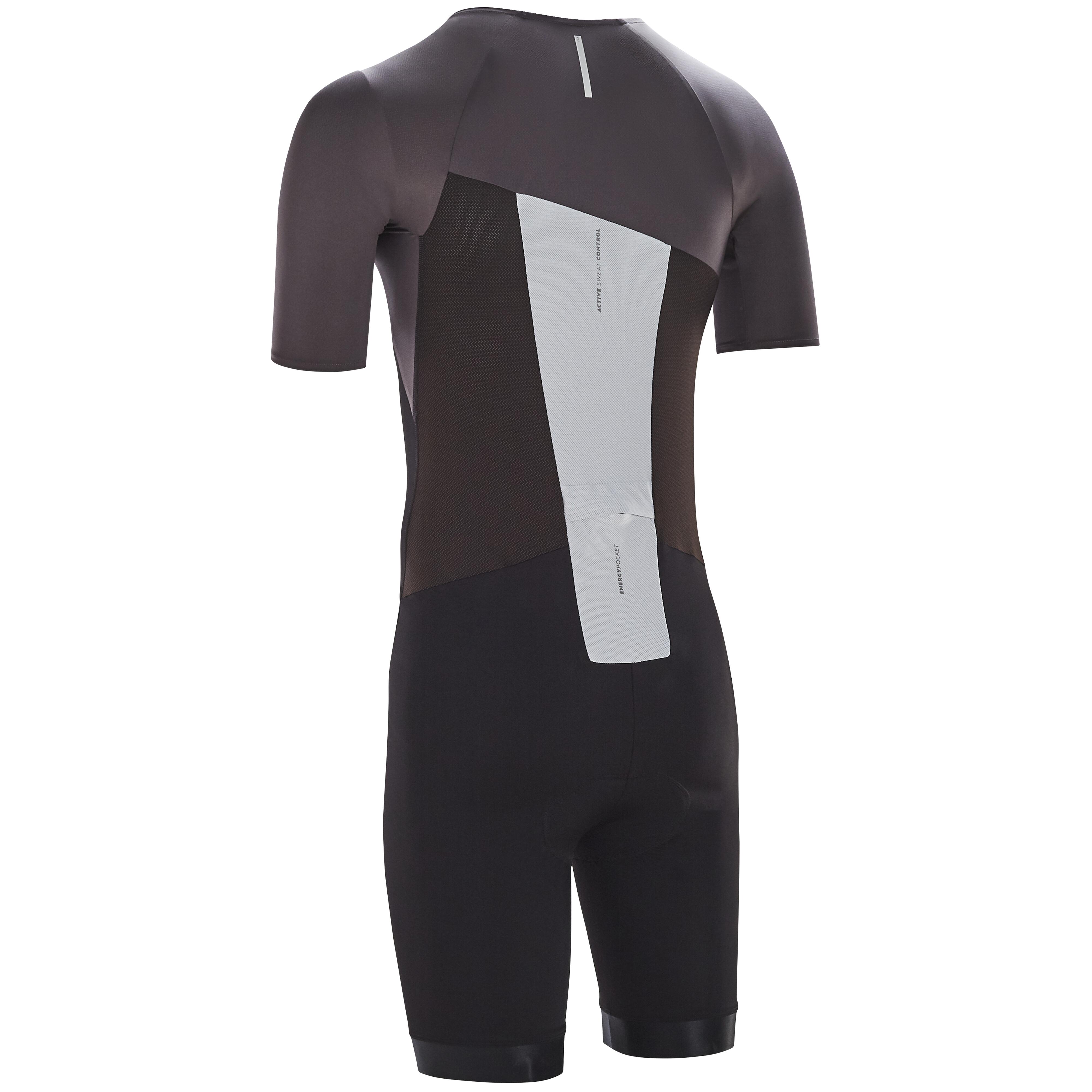 TRIFONCTION TRIATHLON COURTE DISTANCE MANCHES COURTES HOMME VAN RYSEL |  Decathlon