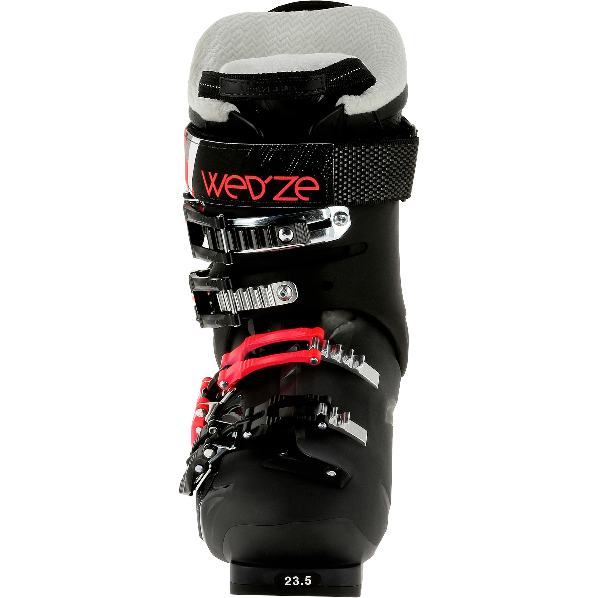 MID 75-85 Women's Ski Boots - Black and Pink 3/16