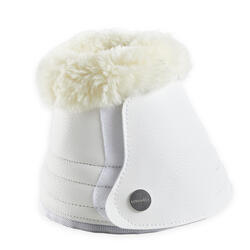 Cloches dressage ouvertes mouton synthétique Cheval et Poney - 500 blanches x2