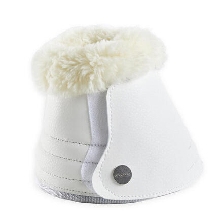 Cloches dressage ouvertes mouton synthétique Cheval et Poney - 500 blanches x2
