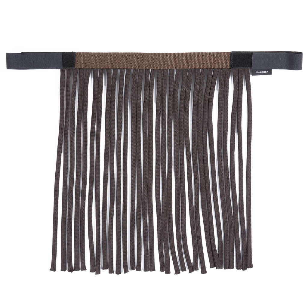 Horse & Pony Equestrian Fly Fringe 100 - Brown