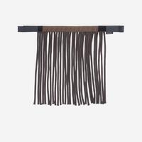 Frontal anti-mouche 100 équitation cheval et poney marron