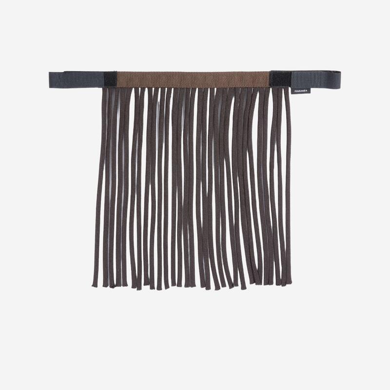 Frontal anti-mouche équitation Cheval et Poney - 100 noir