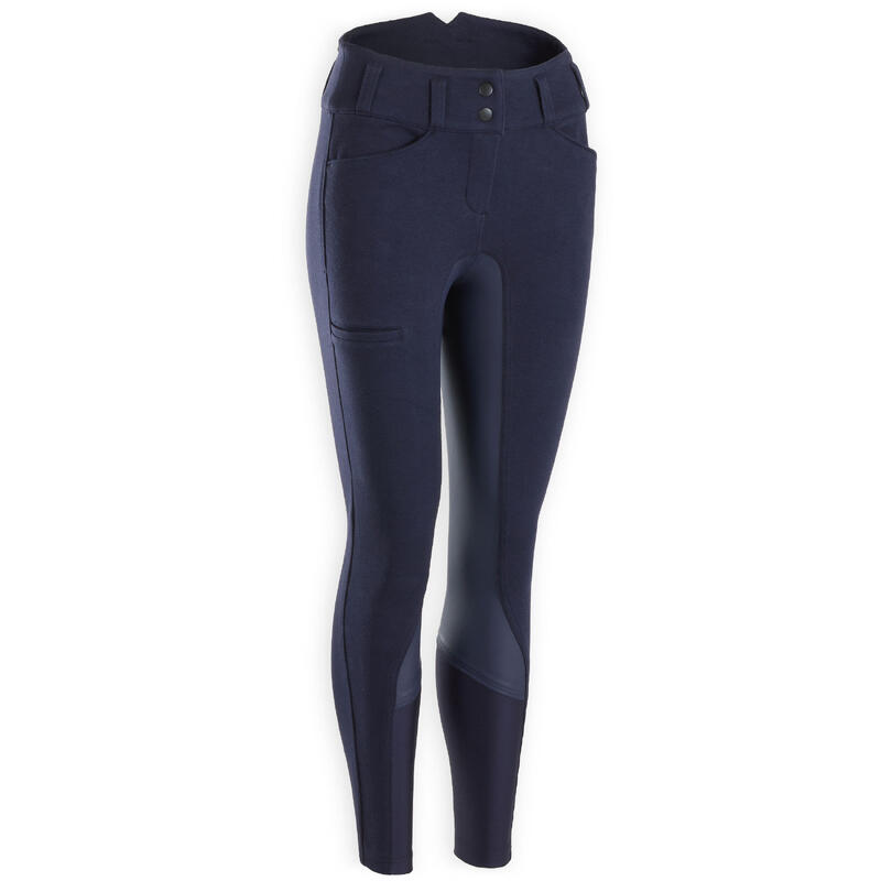 Pantalón Doma 100 Mujer Azul Marino