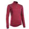 Women's Long-Sleeved Horse Riding Polo Shirt 500 - Purple