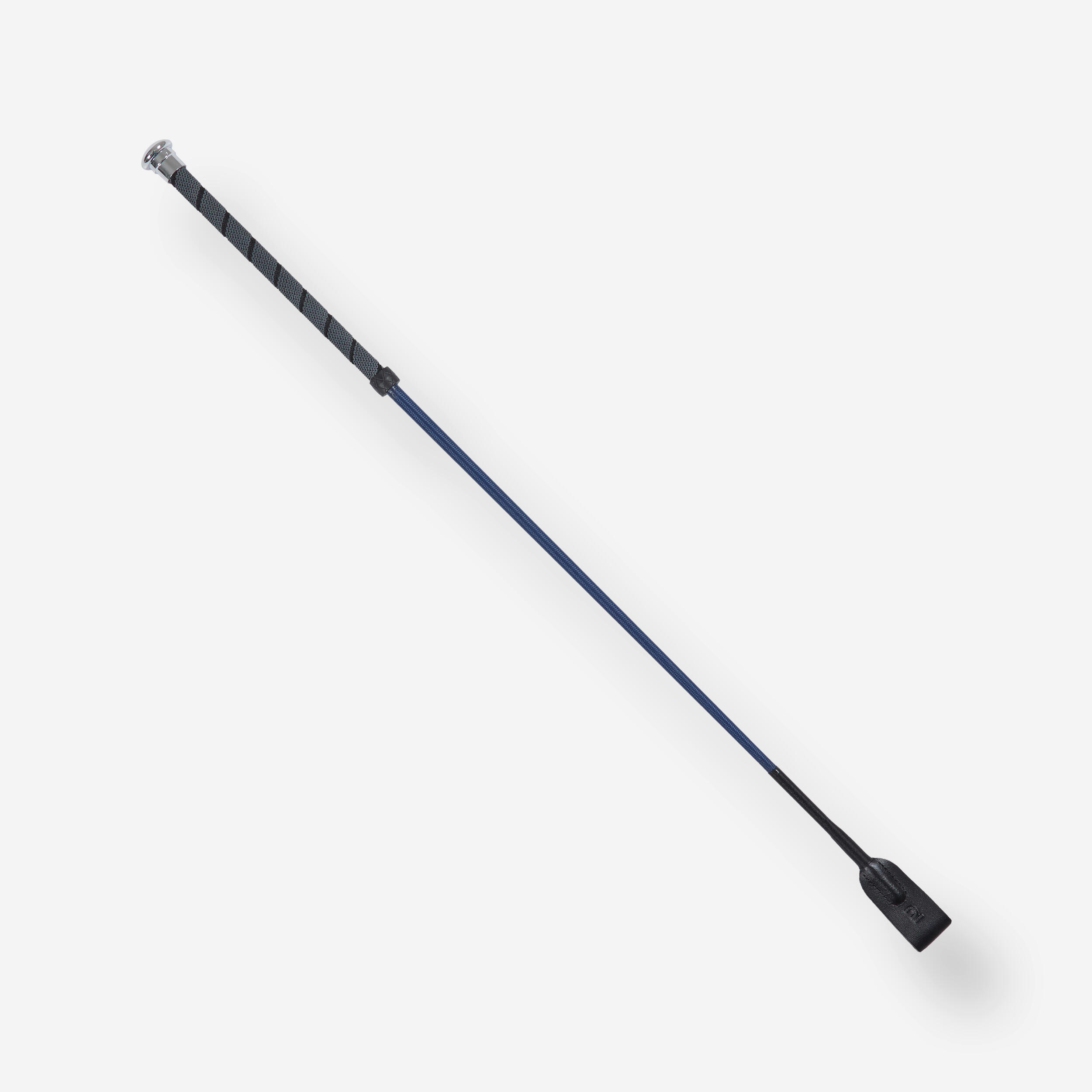 Fouganza - Cravache 540 Tressée Bleu Marine - Cravache - Sport Equestre - Bleu-noir - Taille Unique - Decathlon