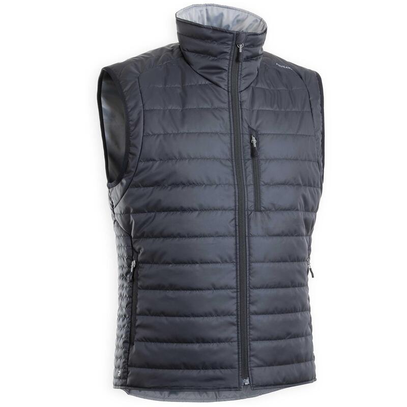 Bodywarmer voor ruitersport heren 100 zwart