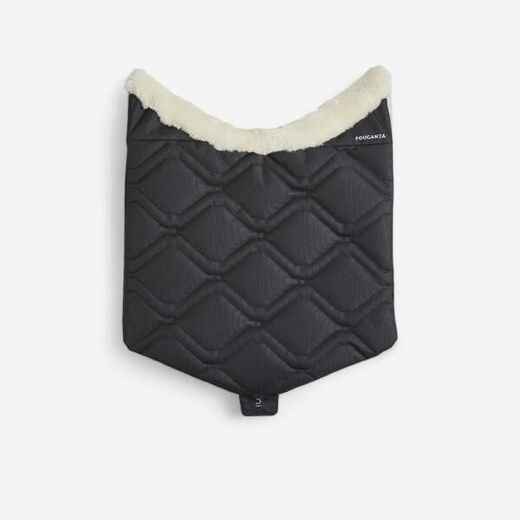 
      Horse Riding Synthetic Chest Guard for Horse and Pony - Black
  