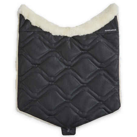 Synthetic Horse Chest Guard - Black