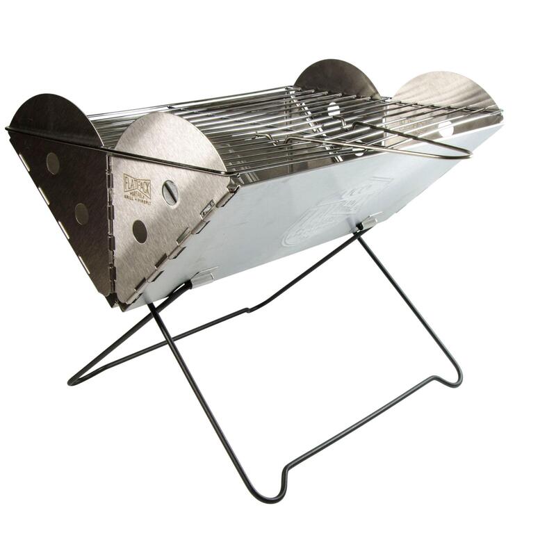 Grill- und Feuerschale Flatpack & Firepit tragbar