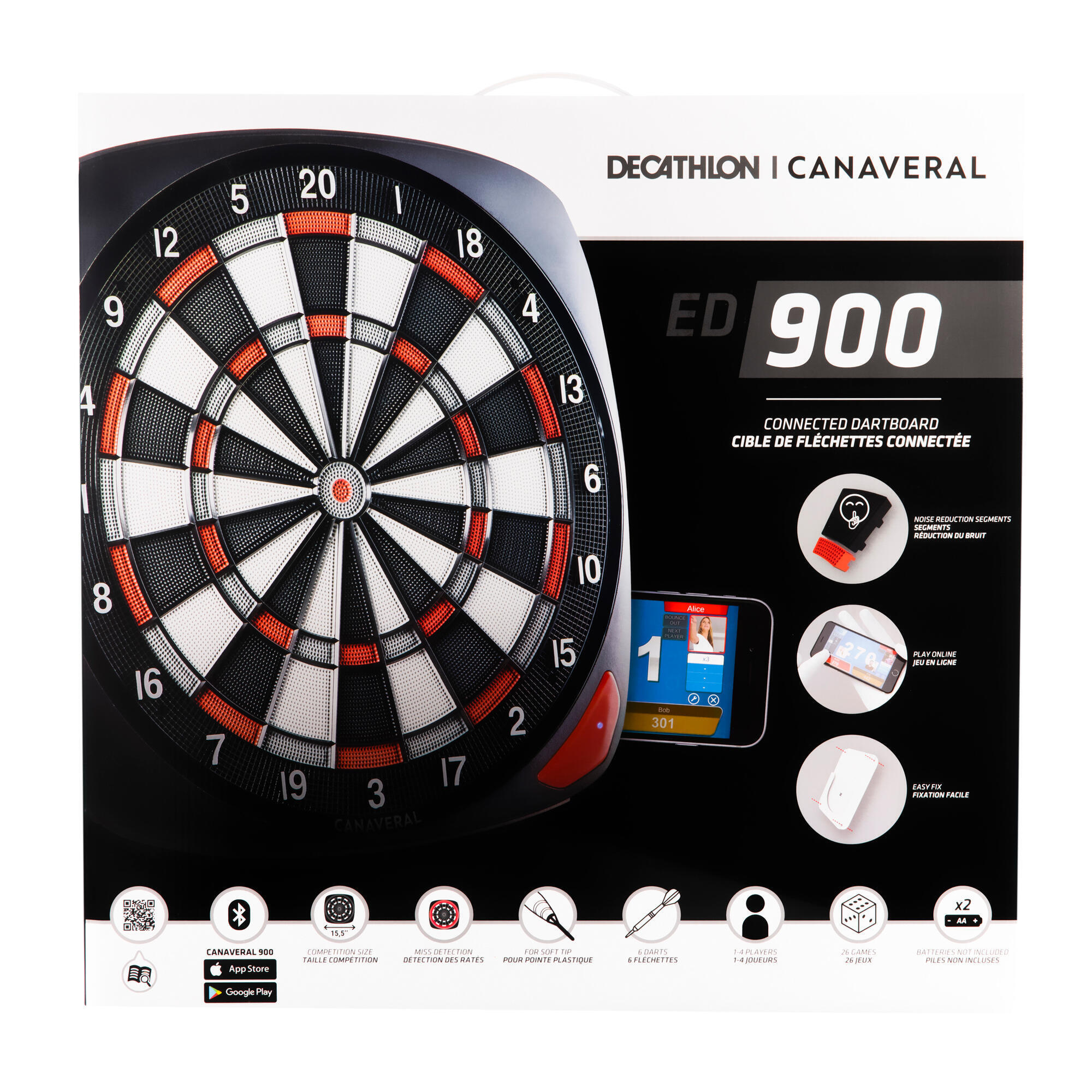 ED 900 CONNECTED ELECTRONIC DARTBOARD