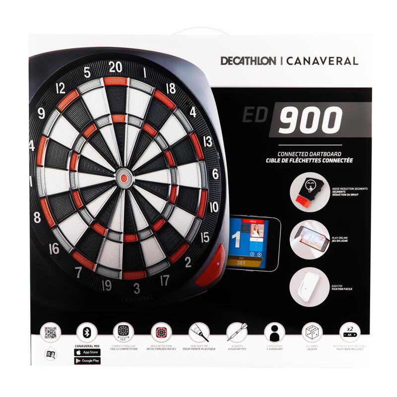 Electronic Connected Dartboard ED 900 CANAVERAL Decathlon