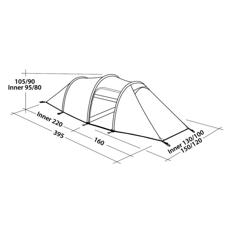 Tente de camping 2 places Robens Voyager
