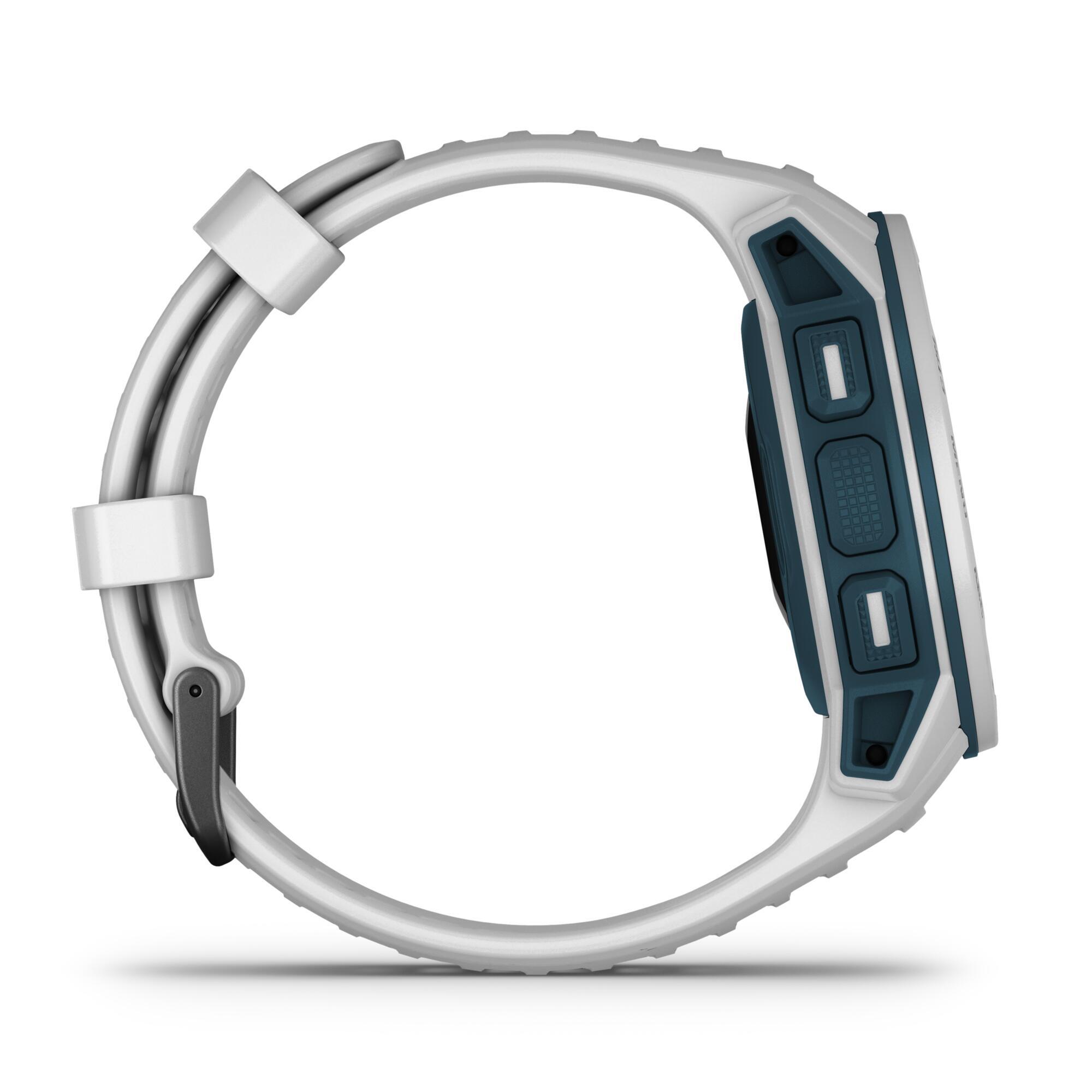 WINDSURFING SURFING KITESURFING SMARTWATCH INSTINCT SOLAR GARMIN - WHITE  GARMIN - Decathlon