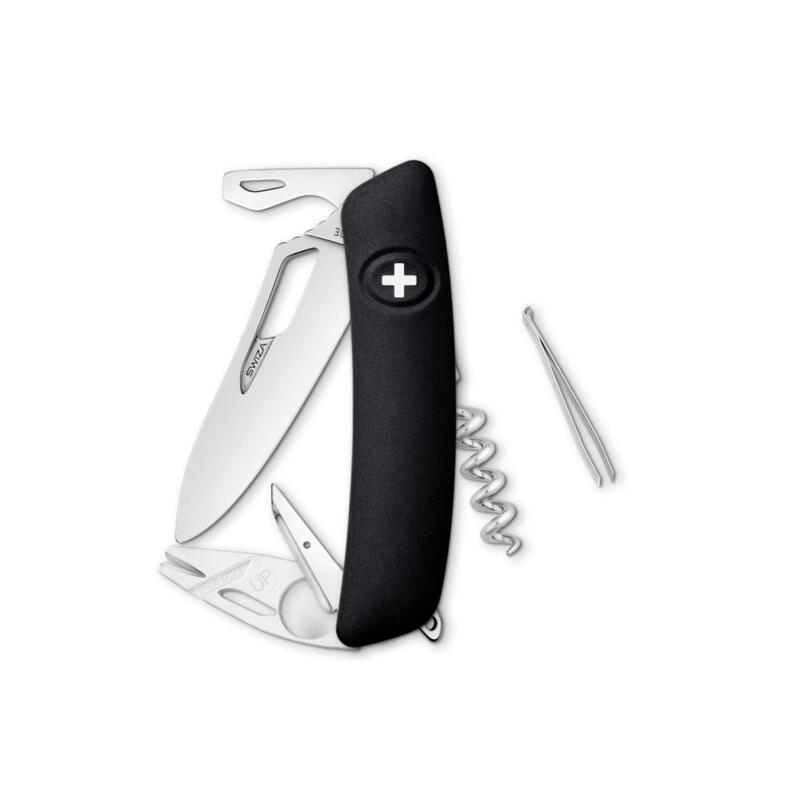Couteau de poche polyvalent Swiza SH03R-TT noir