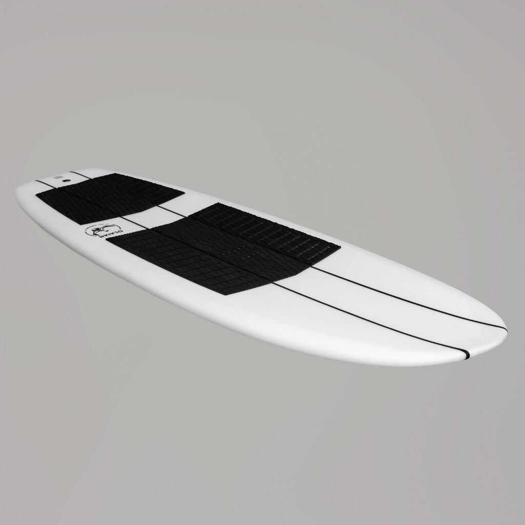 6-Foot Foil Surfboard 500 - White / Black