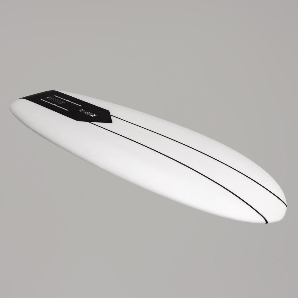 6-Foot Foil Surfboard 500 - White / Black