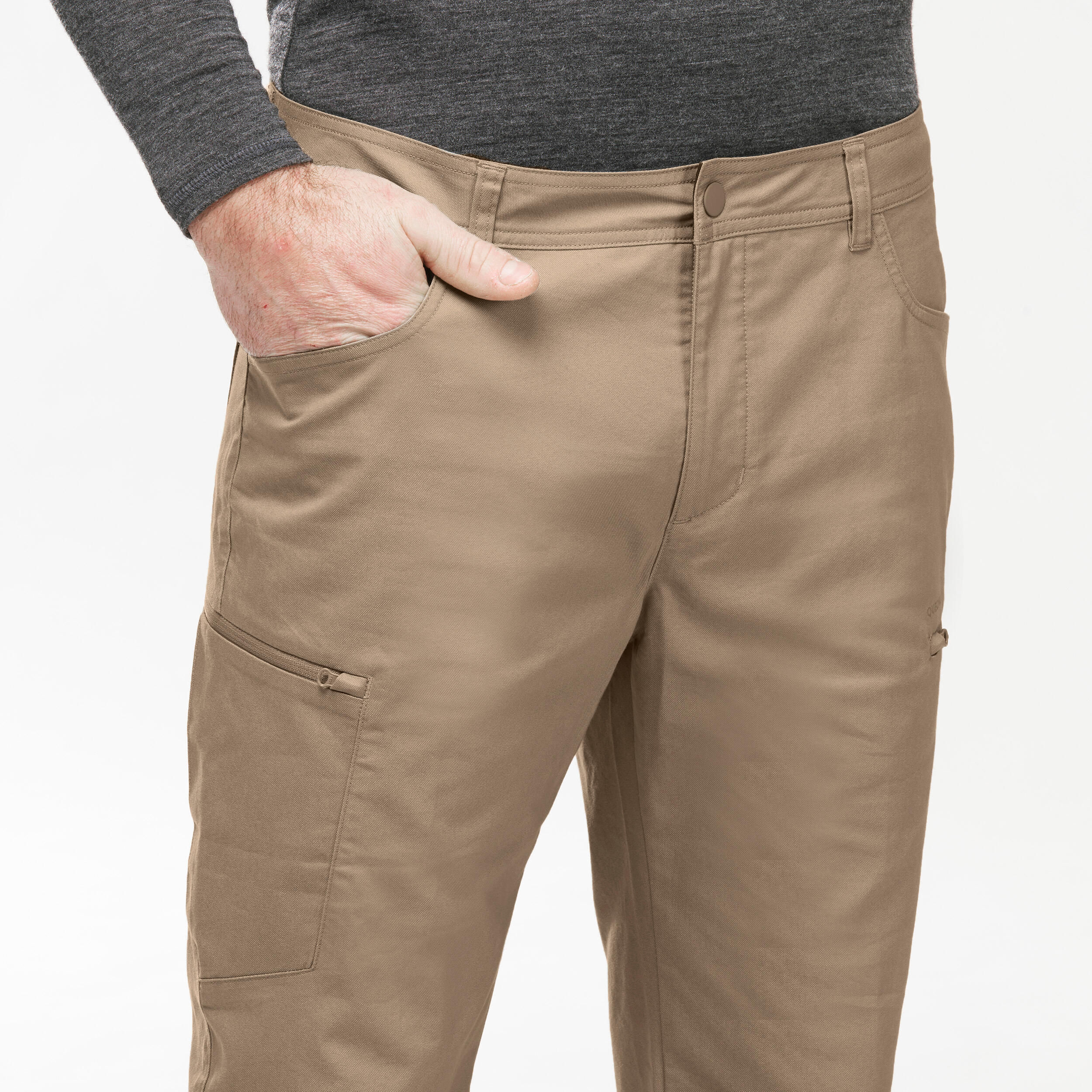 Men's NH500 Regular off-road hiking trousers 11/11