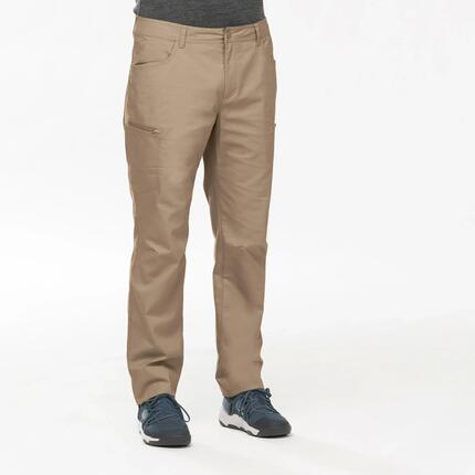 Pantalón de montaña y trekking Hombre Quechua NH500 regular gris