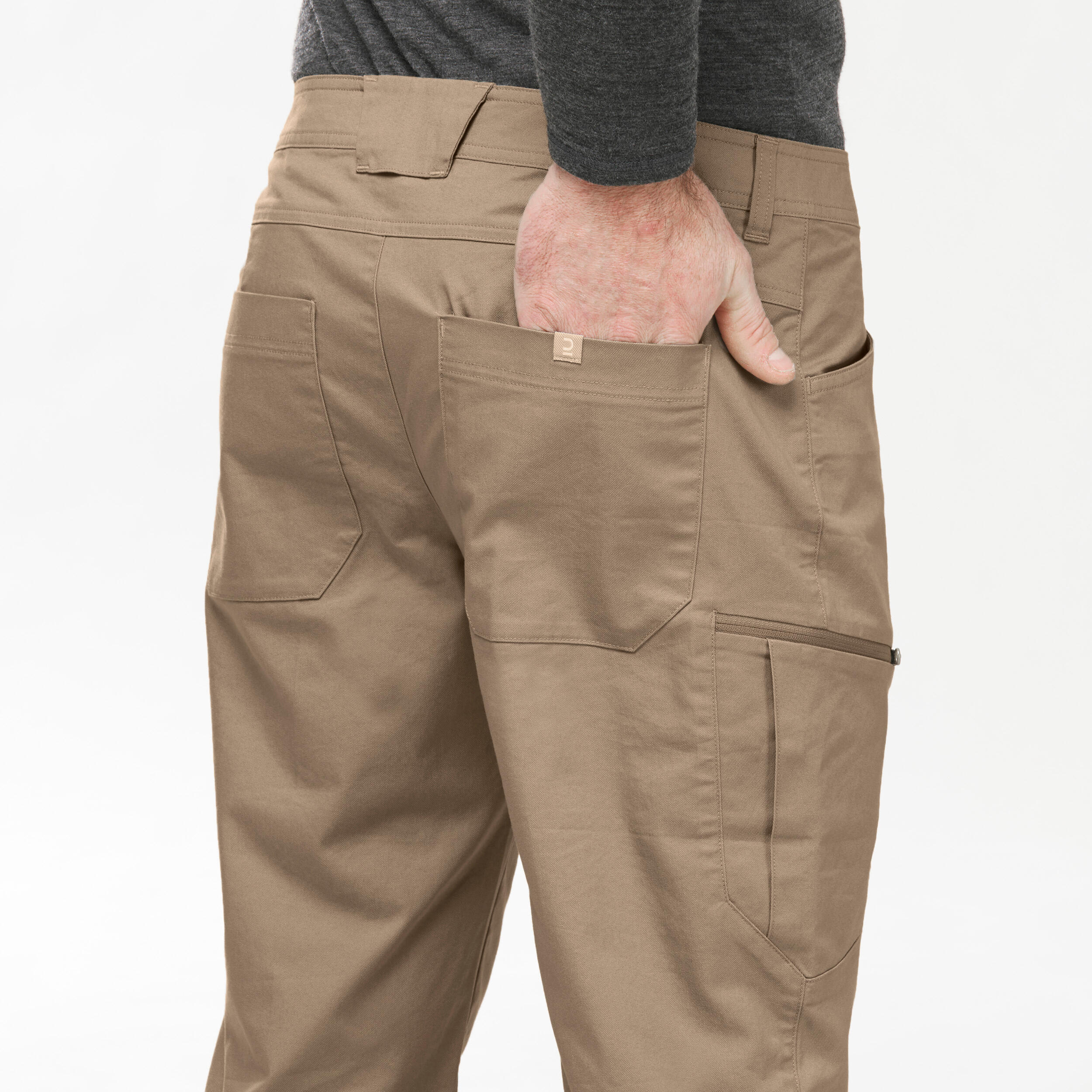 Men’s Hiking Pants - NH 500 Beige - QUECHUA