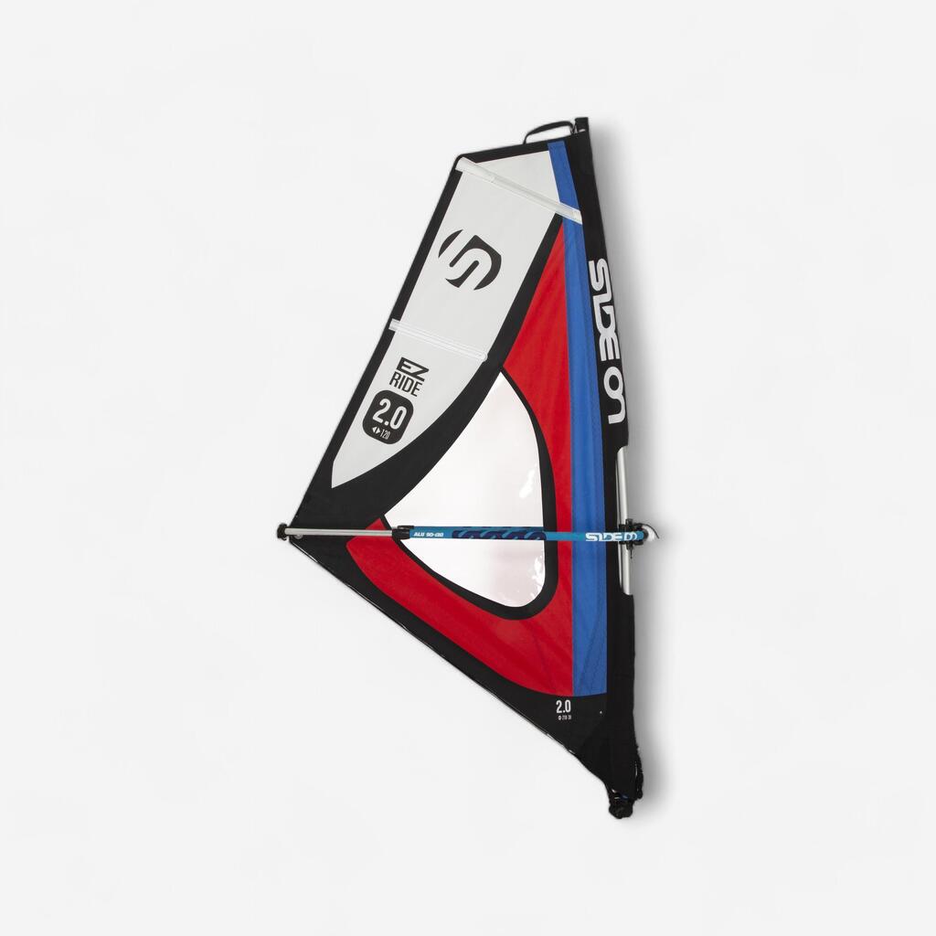 Windsurf-Rigg Einsteiger Dacron Ezride Side On 2 m²