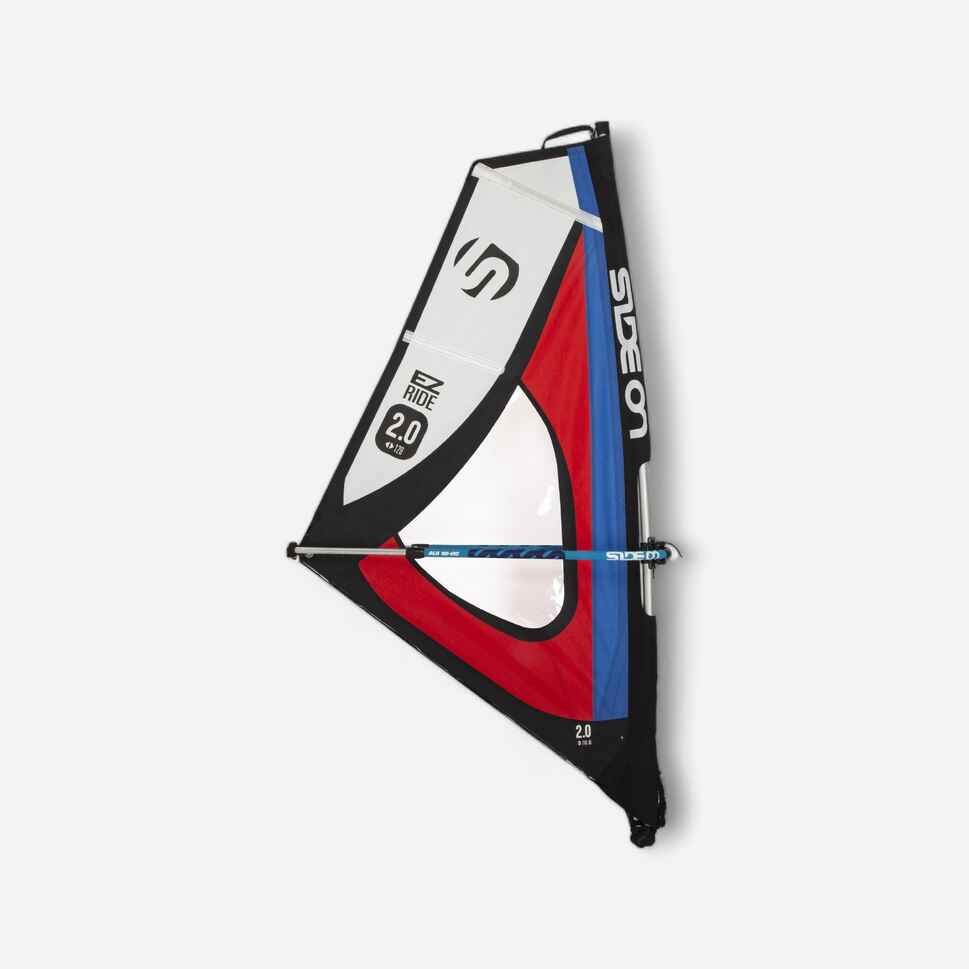 WindsurfRigg Dacron Ezride Side On 2 m² Einsteiger SIDE ON DECATHLON