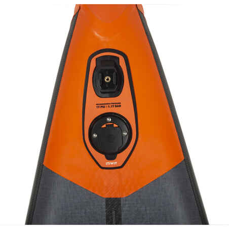 INFLATABLE STAND-UP PADDLEBOARD FOR RACING INTERMEDIATE 14 FEET  27 INCHES