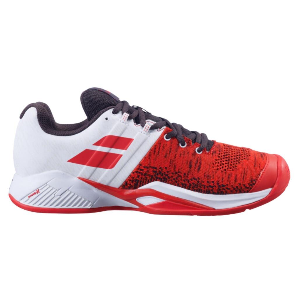 Tennisschuhe Herren Babolat Propulse Blast Sandplatz weiss/rot