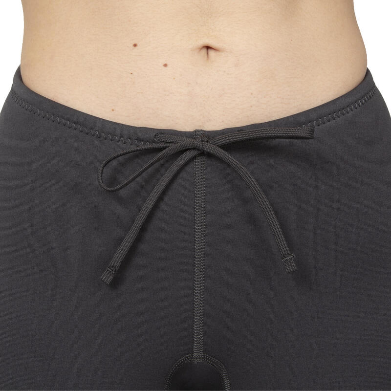 Damesshort voor kanovaren/kajakken/suppen neopreen 2 mm