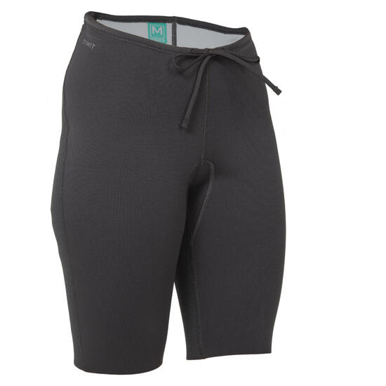 Short en néoprène 2mm de canoë kayak et stand up paddle femme