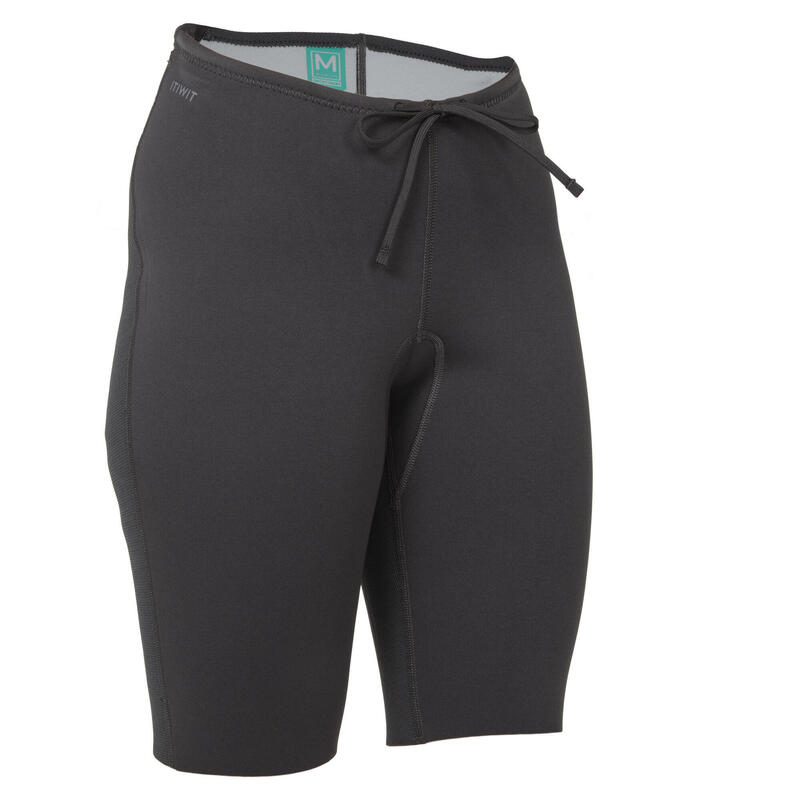 Damesshort voor kanovaren/kajakken/suppen neopreen 2 mm