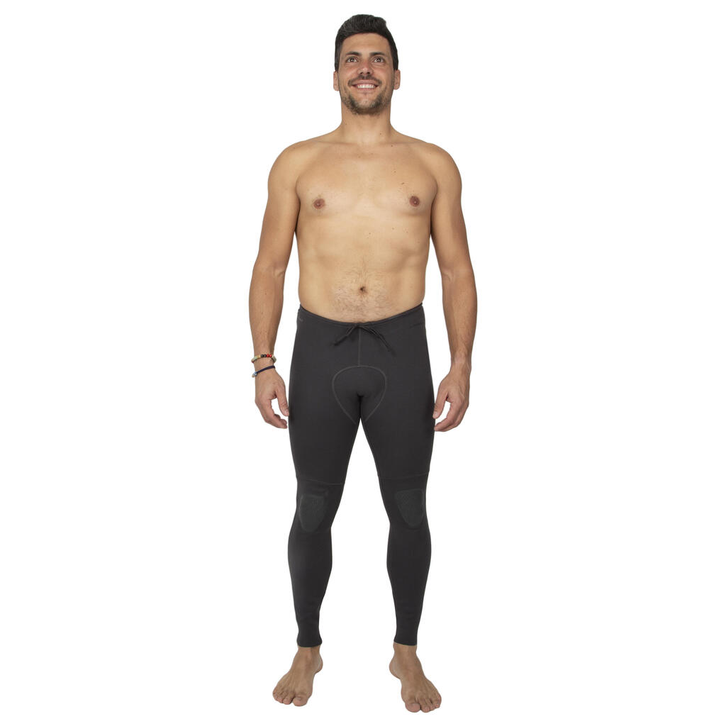 Neoprenhose Herren Kajak und Stand Up Paddle Neopren 2 mm