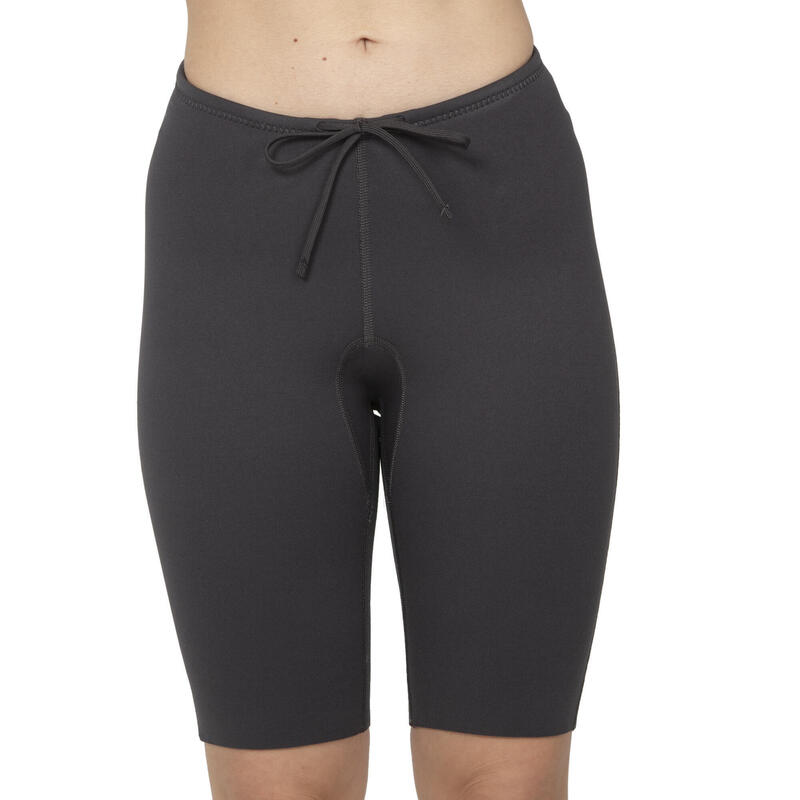 Neopreen damesshort voor kanovaren kajakken suppen 2 mm