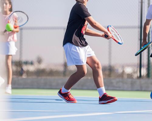 Close-up of tennis shoes