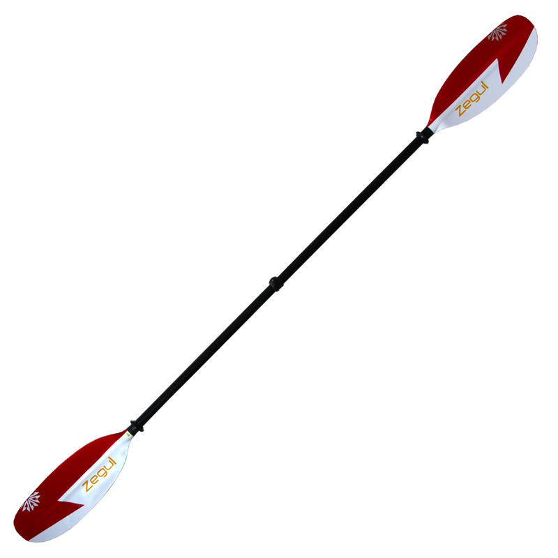 PAGAIE DE KAYAK EN FIBRE DE VERRE DÉMONTABLE ET RÉGLABLE 4 PARTIES 220-240 cm