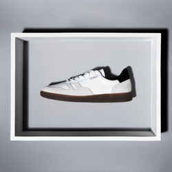 Adult Handball Goalkeeper Shoes GK500 - White/Black