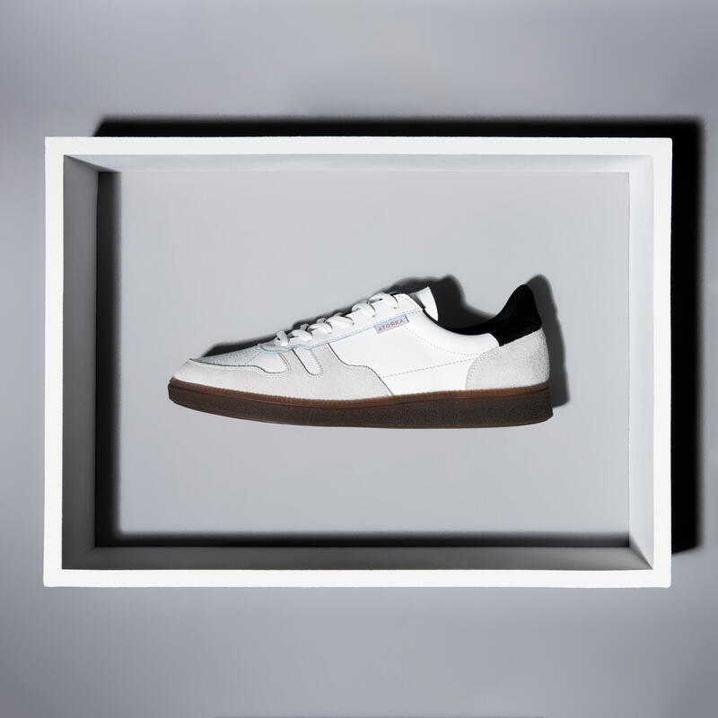 Chaussures de gardien de handball Homme/Femme - GK500 blanc noir