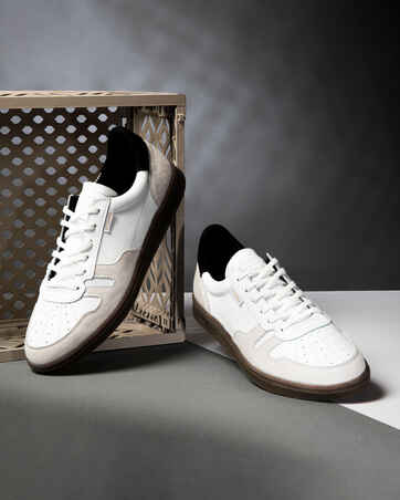 Adult Handball Goalkeeper Shoes GK500 - White/Black