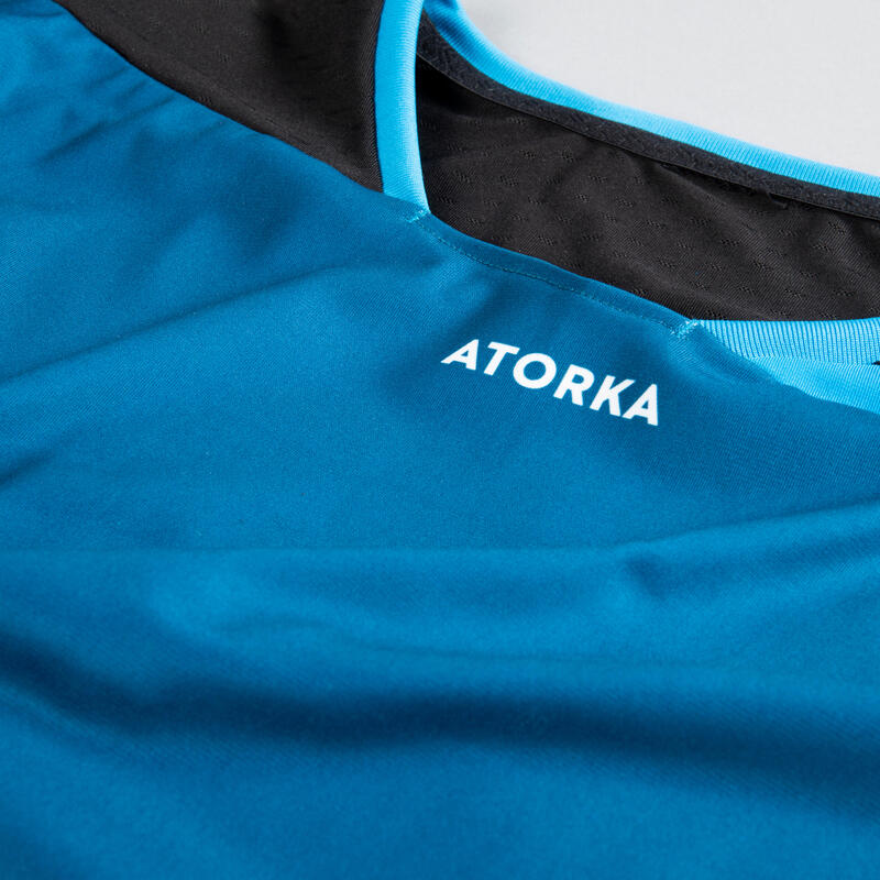 Camiseta de balonmano Atorka H500 Mujer azul