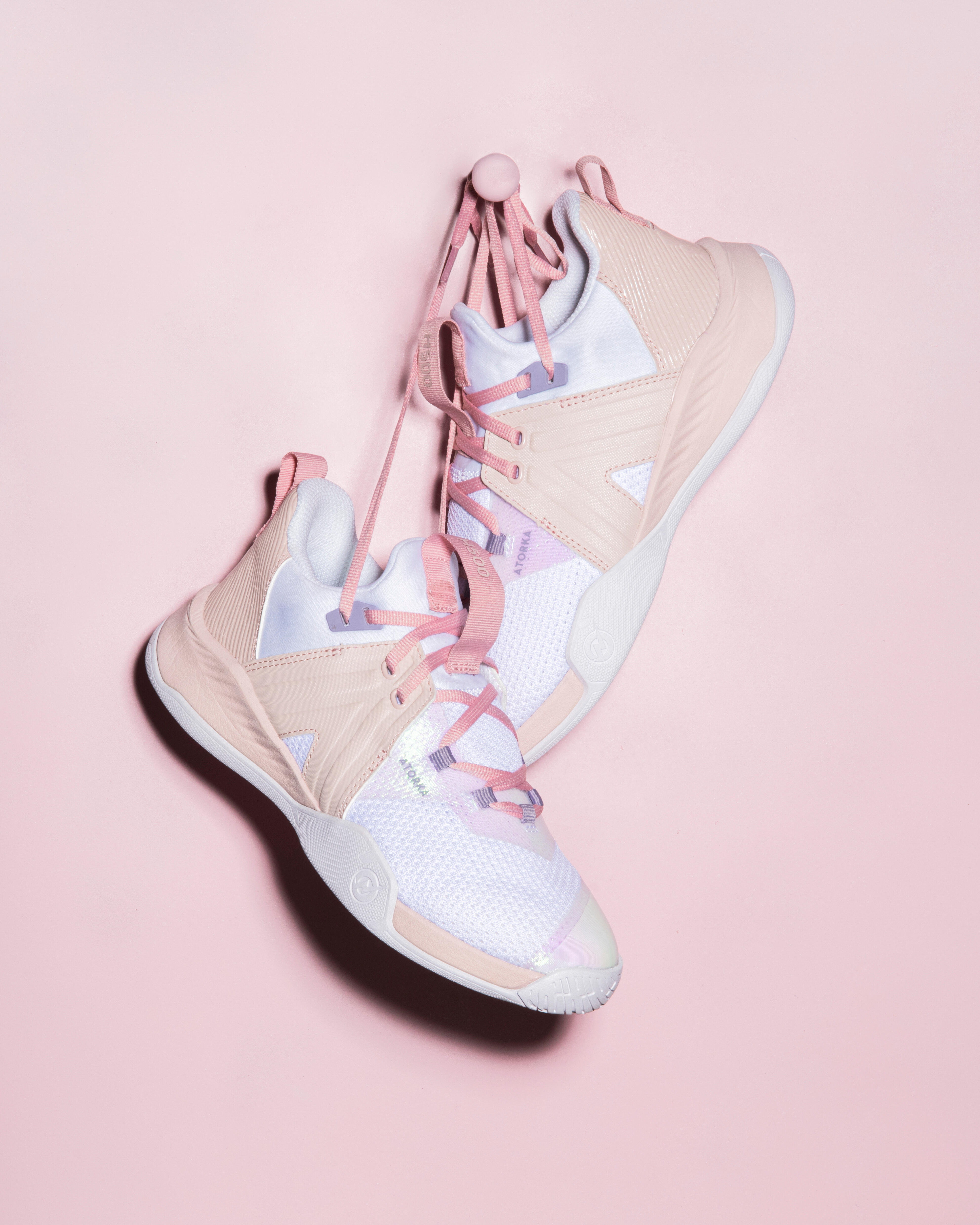 Adult Handball Shoes H500 Faster - Pink 