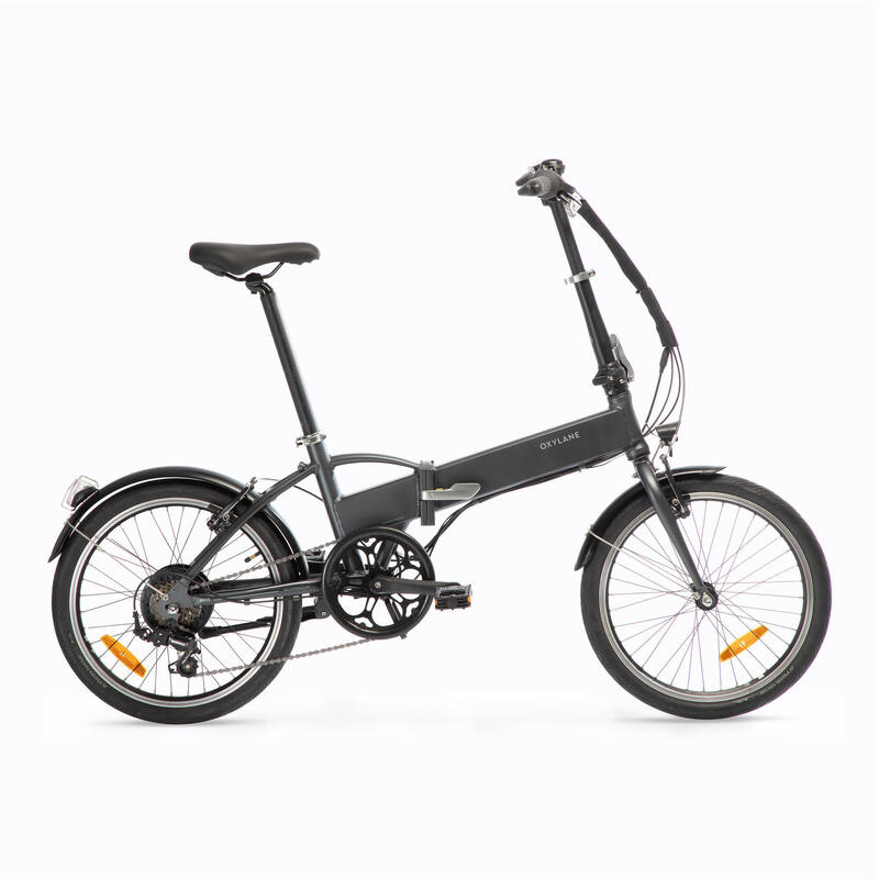 Electric Assisted Folding Bike Tilt 500 - Grey/Black