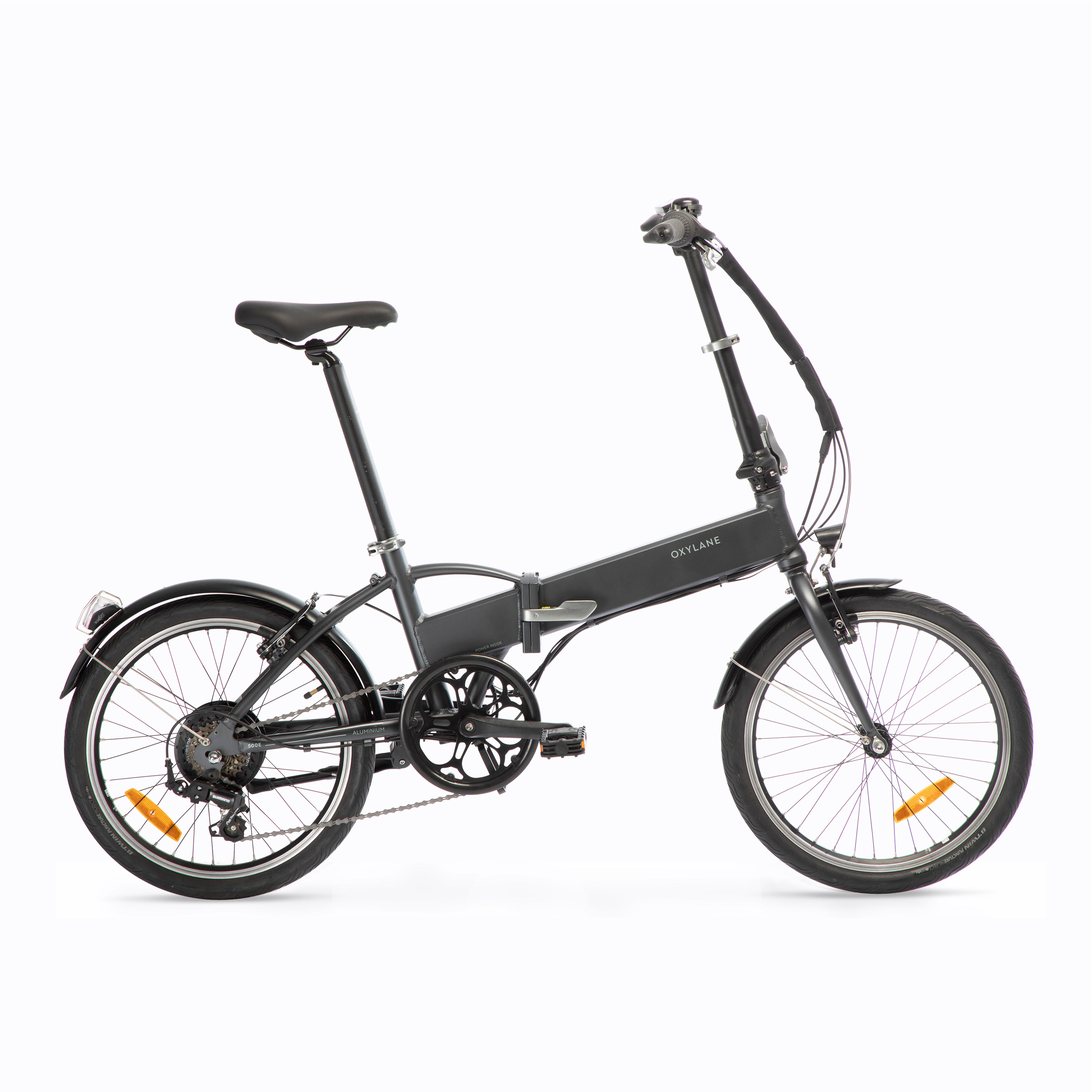 Bicicletă pliabilă cu asistență electrică TILT 500 E Gri-Negru BTWIN BTWIN