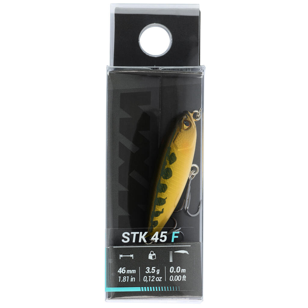 STICKBAIT HARD LURE WXM STK 45 F - GREEN BACK