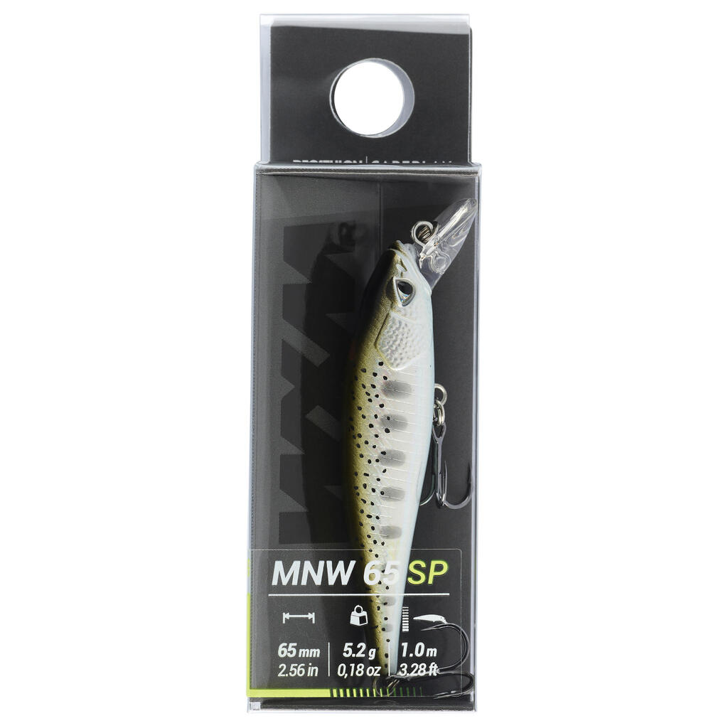 Wobler Jerkbait Minnow WXM MNW 65 SP Black Bass